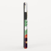 Silhouette der Stiefmütterchen mit Blumenmuster: V Case-Mate iPhone Hülle (Hinten/Rechts)