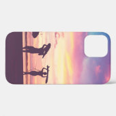 Silhouette der Surfer Case-Mate iPhone Hülle (Rückseite (Horizontal))