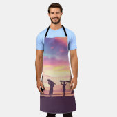 Silhouette der Surfer Schürze (Getragen)