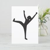 Silhouette der Tänzer Einladung