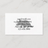 Silhouette der Triceratops - Wählen Sie die Hinter Visitenkarte (Vorderseite)