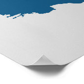 Silhouette der Türkei Poster (Ecke)