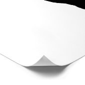 Silhouette der Vermissten Frau Poster (Ecke)