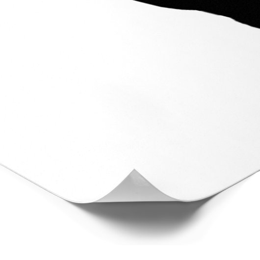 Silhouette der Vermissten Frau Poster (Ecke)