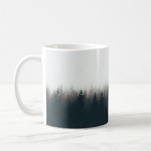 Silhouette DER VON LEBENSMITTELN GEDECKTEN BÄUME Kaffeetasse