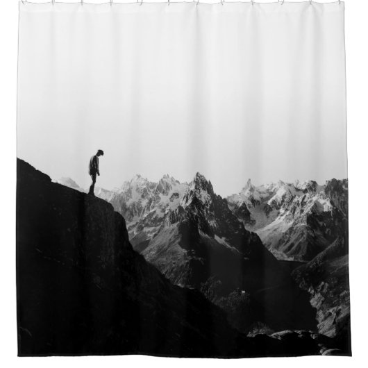 SILHOUETTE DER VOR DEM DUSCHVORHANG (Vorderseite)