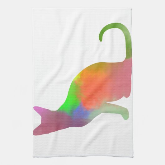 Silhouette der Wasserfarbe Handtuch (Vertikal)