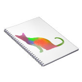 Silhouette der Wasserfarbe Notizblock (Rechte Seite)