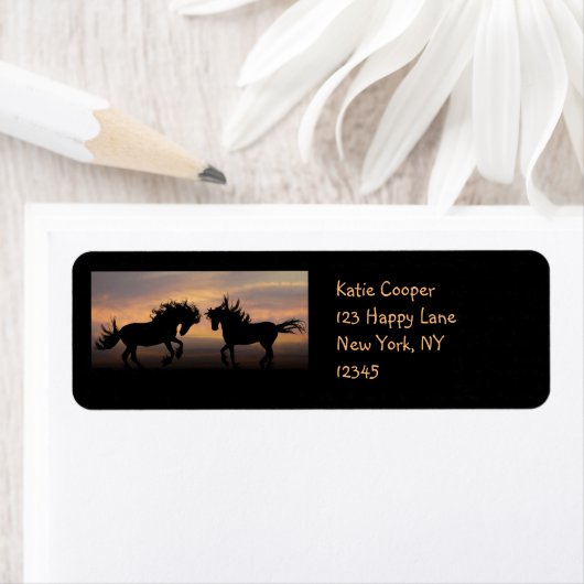 Silhouette der Wilden Pferde (Insitu)