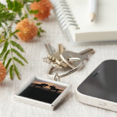 Silhouette der Wilden Pferde Schlüsselanhänger (Seite)