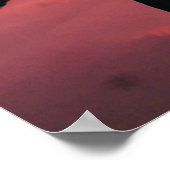 Silhouette des Baumes unter bewölktem Himmel Poster (Ecke)