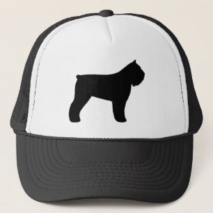 Silhouette des Bouvier des Flandres Truckerkappe