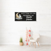 Silhouette des Bräutigams der Himmelsmonde Banner (Insitu)