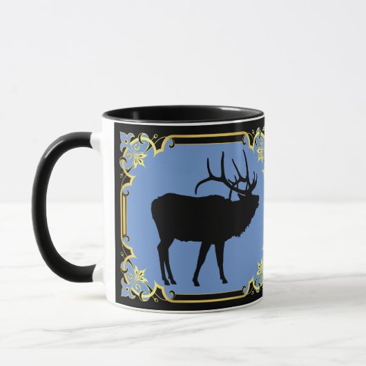 Silhouette des Bugs  Tasse (Links)