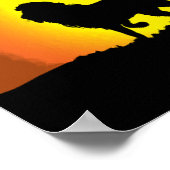 Silhouette des Dämmerns Poster (Ecke)