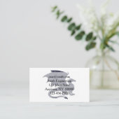 Silhouette des Drachen - Hintergrundfarbe auswähle Visitenkarte (Stehend Vorderseite)