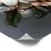 Silhouette des Ehepaares Poster (Ecke)