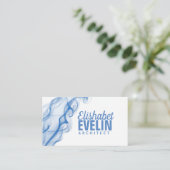 Silhouette des Farbrauchens g79 Visitenkarte (Stehend Vorderseite)