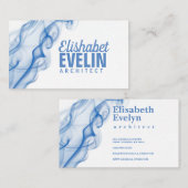 Silhouette des Farbrauchens g79 Visitenkarte (Vorne/Hinten)