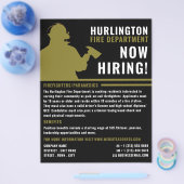 Silhouette des Feuerwehrmanns, Einstellung des Feu Flyer (Einzeln)