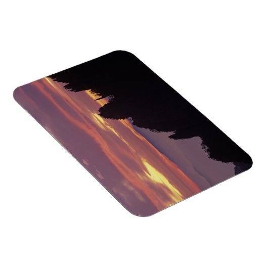 Silhouette des Huangshan (Gelbberg) am Magnet (Rechte Seite)