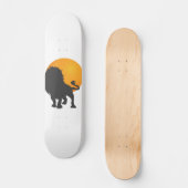 Silhouette des Löwen - Hintergrundfarbe auswählen Skateboard (Vorderseite)