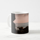 Silhouette des Menschen in Höhlen Kaffeetasse (Vorderseite Links)