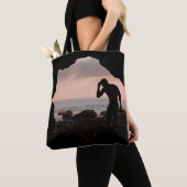 Silhouette des Menschen in Höhlen Tasche (Von Nahem)
