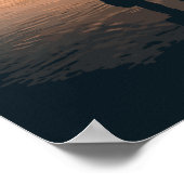 Silhouette des Menschen Poster (Ecke)