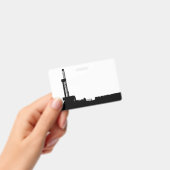 Silhouette des Mitarbeiters/Abzeichen der Ölbohrin Ausweis (Handheld)