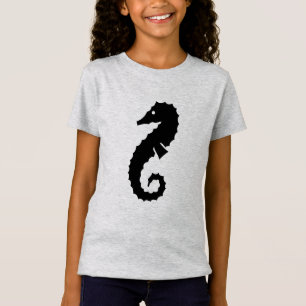Silhouette des nautischen SEEPFERDS   T-Shirt