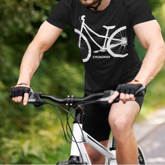Silhouette des Radfahrers T-Shirt