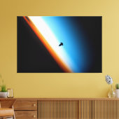 Silhouette des Raumschiffs Leinwanddruck (Insitu (Wohnzimmer))