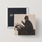 Silhouette des Rev. L. Littleton Powys Button (Vorne & Hinten)