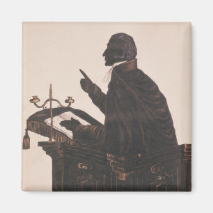 Silhouette des Rev. L. Littleton Powys Magnet