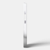 Silhouette des Schwarz-weißen Zuchtpferdes Case-Mate iPhone Hülle (Rückseite / Links)