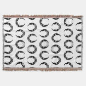 Silhouette des Schwarzen Halbmonds Decke (Vorderseite)