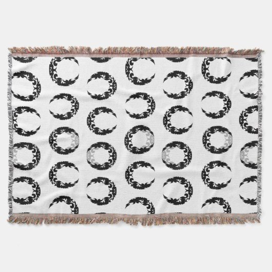 Silhouette des Schwarzen Halbmonds Decke (Vorderseite)