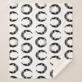 Silhouette des Schwarzen Halbmonds Sherpadecke (Vorderseite)