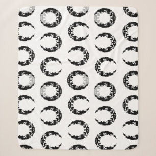 Silhouette des Schwarzen Halbmonds Sherpadecke