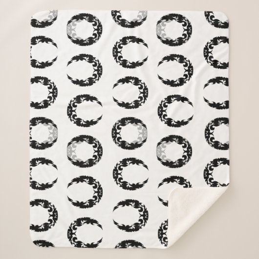 Silhouette des Schwarzen Halbmonds Sherpadecke (Vorderseite)