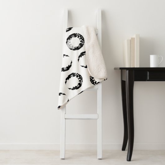 Silhouette des Schwarzen Halbmonds Sherpadecke (Beispiel)