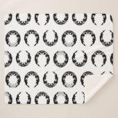 Silhouette des Schwarzen Halbmonds Sherpadecke (Vorderseite (Horizontal))