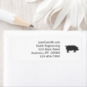 Silhouette des Schweinehaltungsbetriebs - Wählen S (Insitu)