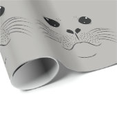 Silhouette des Siegels Geschenkpapier (Rolleneckpunkt)