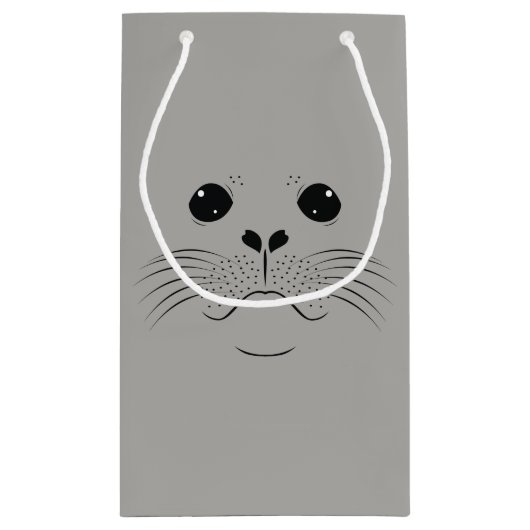 Silhouette des Siegels Kleine Geschenktüte (Rückseite)