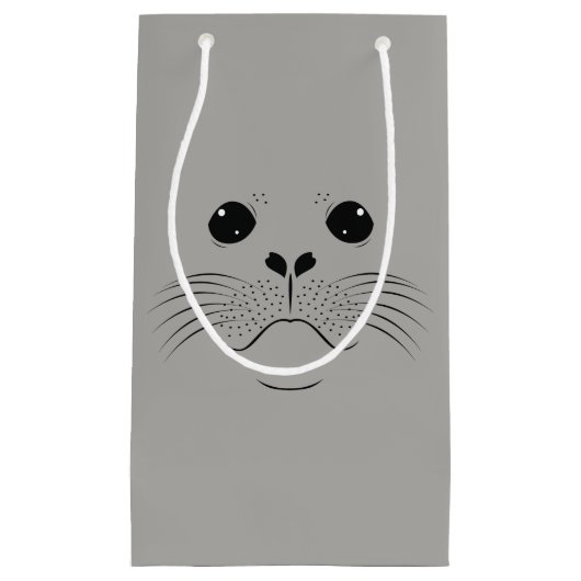 Silhouette des Siegels Kleine Geschenktüte (Vorderseite)