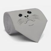 Silhouette des Siegels Krawatte (Gerollt)