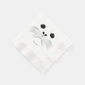 Silhouette des Siegels Serviette (Ecke)