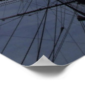 Silhouette des Sieges Poster (Ecke)